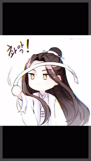 魔道祖师同人漫画,双马尾的羡羡,忘机的抹额已经准备好了