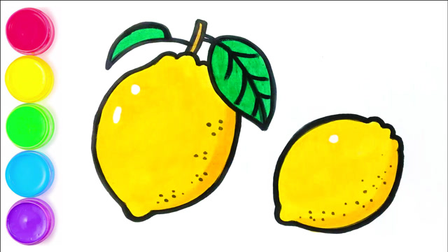 画画系列——怎样画柠檬