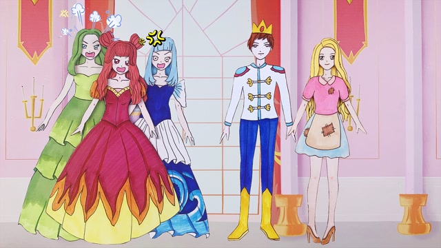 彩衣镇换装秀:王子为了结婚寻找真爱,最后爱上了一个善良的穷女孩!