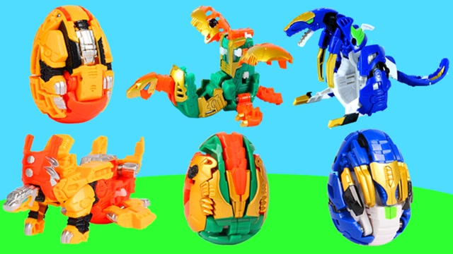 新款咖宝蛋神恐龙蛋变形玩具大家一起来玩咖宝恐龙蛋吧