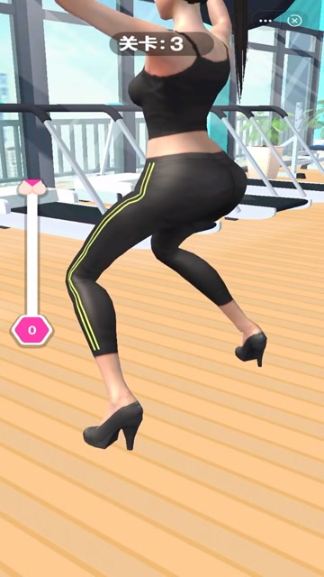 闯关游戏:来看美女举重吗