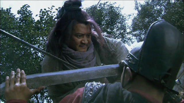 水浒:赤发鬼刘唐恶斗插翅虎雷横,吴用见状来调解