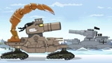 坦克世界：镰刀巨兽坦克VS钢铁守卫坦克