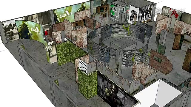 镭之战室内真人cs(游戏版)