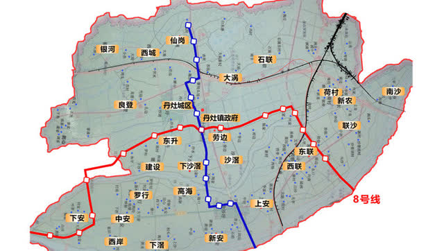 佛山人家门口的地铁,震撼航拍丹灶有轨电车