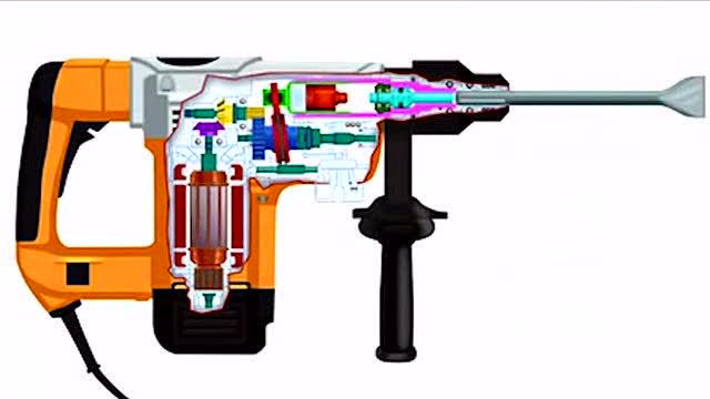 电镐的内部结构和工作原理