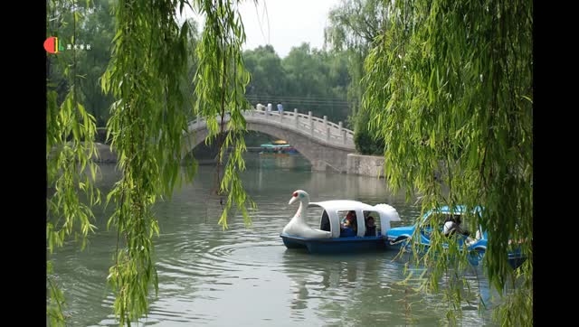 景色秀美的天水马跑泉水上公园