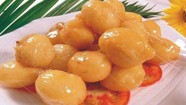 香甜美味的《拔丝金枣》你想学习吗?