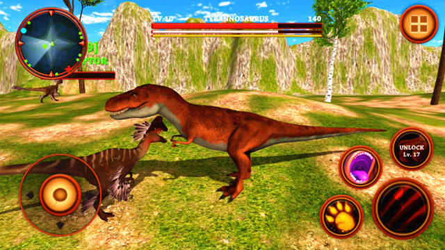 乐比小游戏 恐龙大作战 1期 侏罗纪 三角龙 秒杀大boss