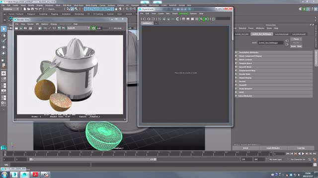 max vray to maya rs快速材质转换演示