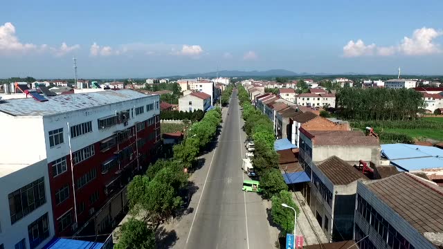 钟祥长寿镇航拍