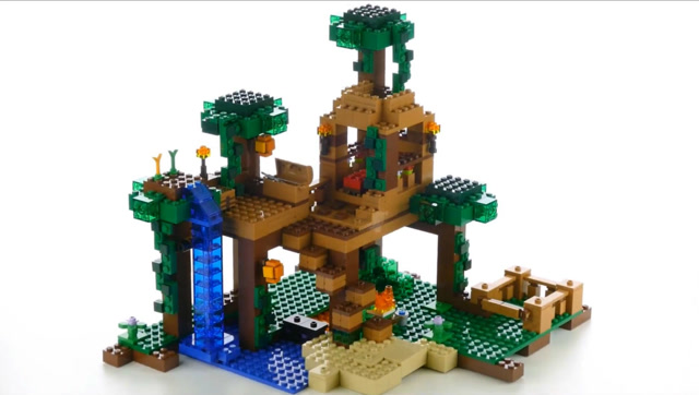 lego 乐高积木我的世界系列21125丛林树屋快速搭建