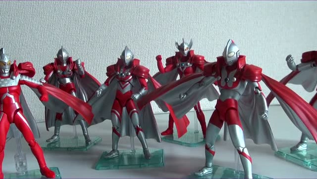 《奥特曼》奥特六兄弟披风版act玩具效果展示!