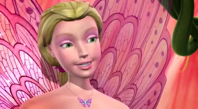 芭比彩虹仙子之魔法彩虹 贪吃的比宝,好可爱