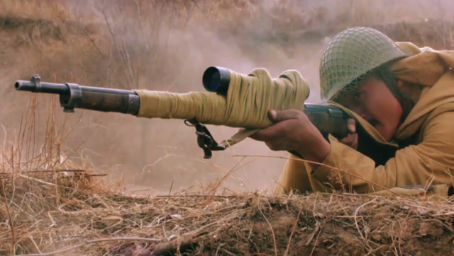 女子枪法百步穿杨,死磕日军顶级狙击手,躲子弹镜头我重看了8遍