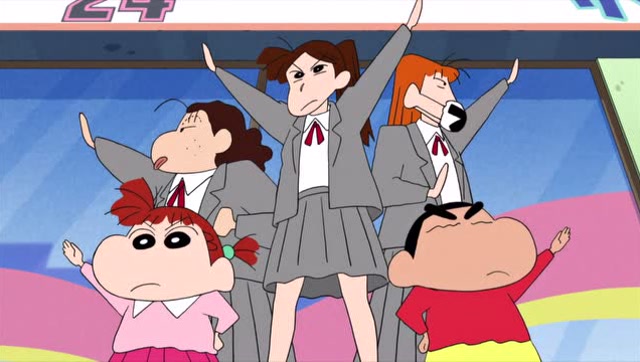 《蜡笔小新》新番:妮妮把问题三姐妹,当成是伸张正义的英雄了