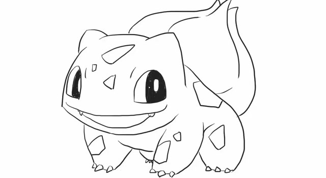 神器宝贝妙蛙种子幼儿亲子儿童简笔画 幼儿园学画画