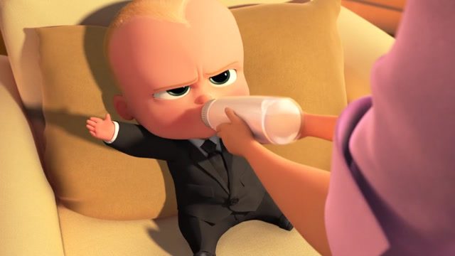 宝贝老板:最帅婴儿,西装革履小墨镜,一副大老板的阵势!