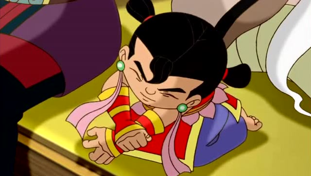 哪吒被石矶控制,这时太乙真人一道圣光