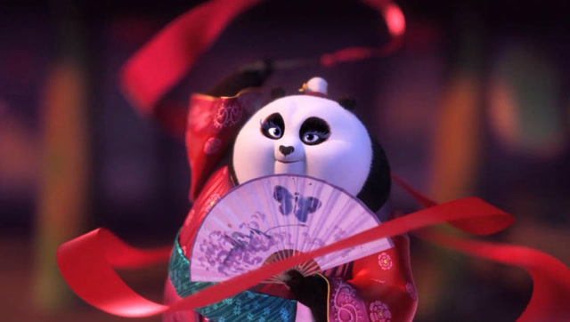 《功夫熊猫3》母熊猫美美亮相,跳绸带舞婀娜多姿!