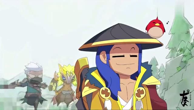 王者荣耀动漫 刘备拿到蓝爸爸,回城途中遭兰陵王伏击