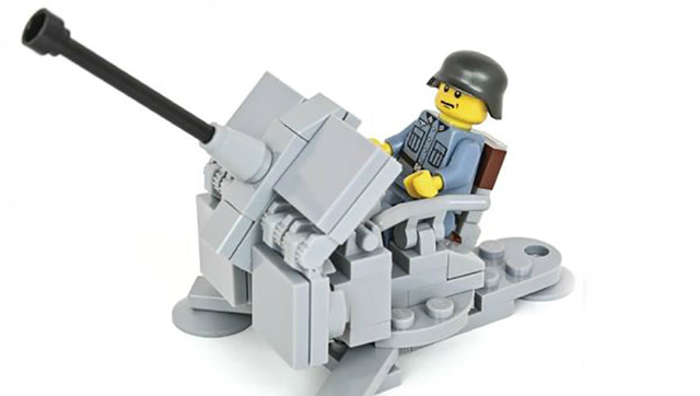 乐高二战机枪碉堡图片