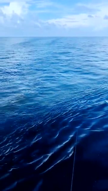 风平浪静的海平面,横跨太平洋的大海美景,梦幻般画面