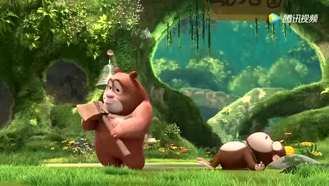 熊出没之熊熊乐园:熊大拿了小光头强的小斧子