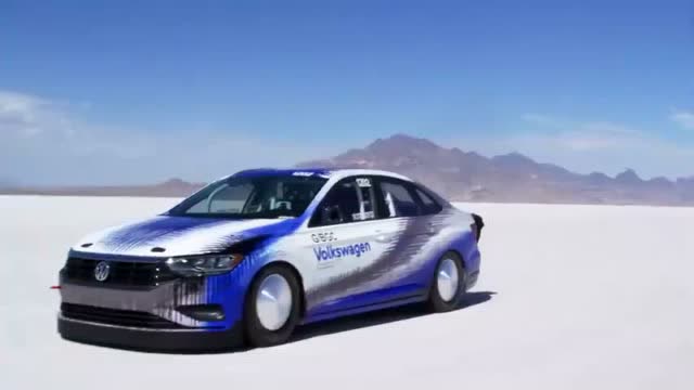 2019款海外大众捷达博纳维尔盐滩试驾测试