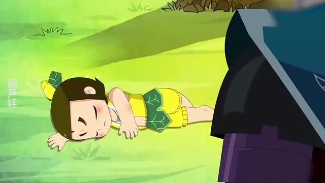 葫芦娃:三娃竟然倒在地上,发生什么事情了呢?
