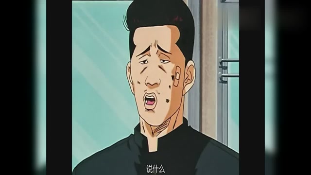 灌篮高手:湘北三人组,吓懵了电车上的小混混!