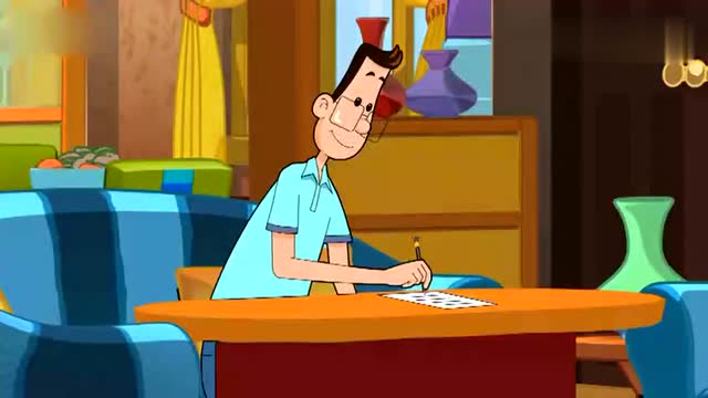 动画片:爸爸扮演神秘人