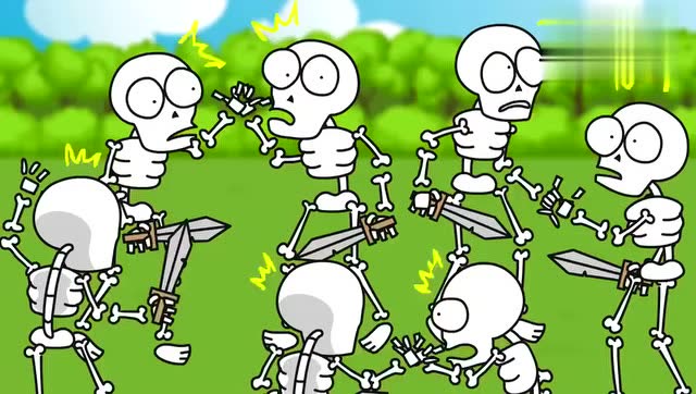 被野蛮人飞桶吓得宝剑都掉了的皮卡超人!皇室战争游戏动画