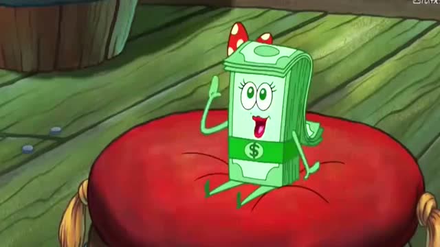 海绵宝宝小钱钱来了, 蟹老板居然恋爱了