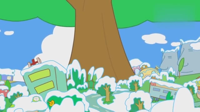 咯咯的动画:雪屋