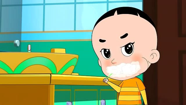 大头儿子为什么不刷牙呢
