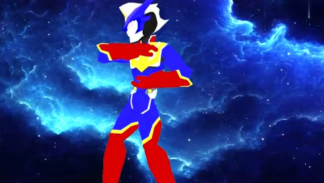 捷德奥特曼的变身动画:融合高斯 戴拿