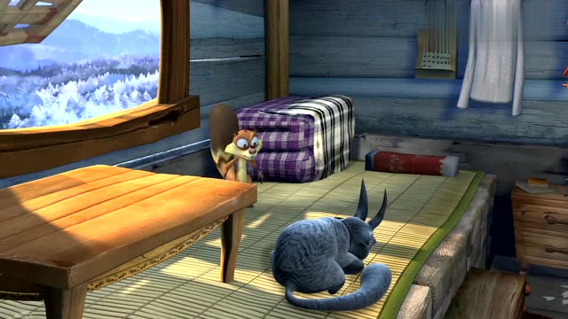 熊出没:蹦蹦去光头强家拿回属于自己的食物,听到光头强要去砍树