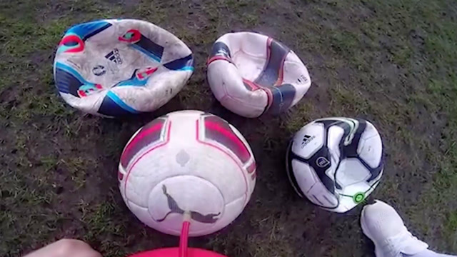 老外将足球气体换成氦气,会产生什么效果?看完教你踢出香蕉球!