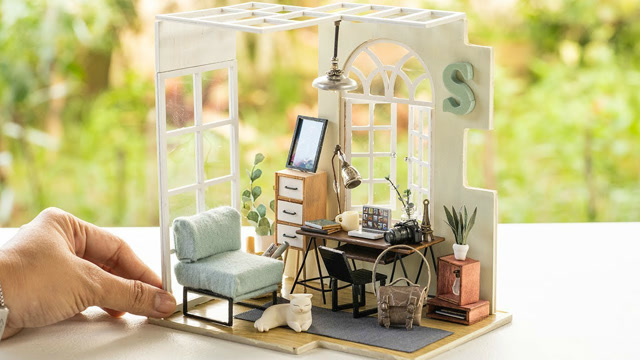 diy迷你工作室,电脑,台灯,躺椅,各类设施齐全!