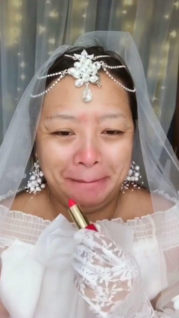 都说我是最丑的新娘,等我化完妆后,是不是被打脸了