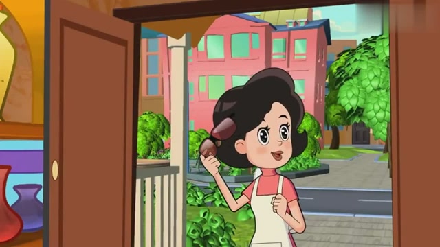 围裙妈妈出去了两天,一开门发现门口有两只变异的巨大毛毛虫