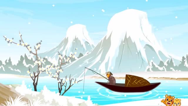 贝乐虎儿童益智动画:古诗-江雪