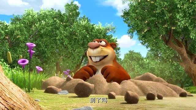 熊熊乐园:萝卜头跑了好远也没有找到光头强说的已经成熟的苹果树