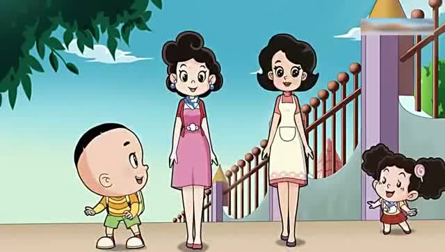 大头儿子 围裙妈妈要做一个温柔的妈妈