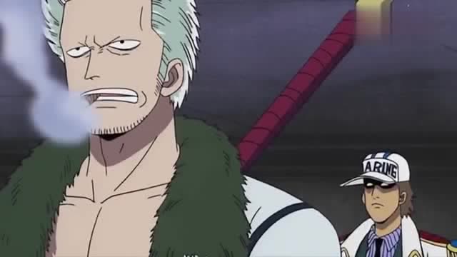 海贼王-斯摩格发现路飞好恐怖,和罗杰一样面对死亡依旧笑脸