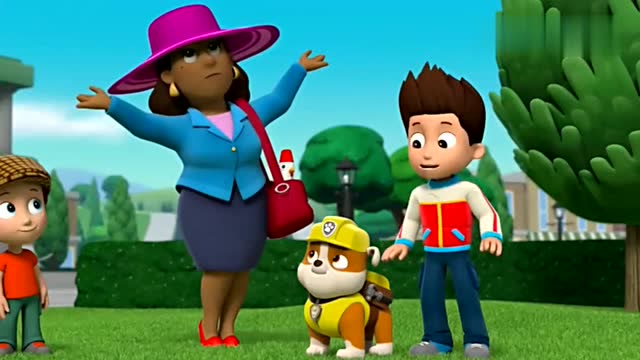 谷威市长带着一顶大帽子,快把眼睛都遮住了