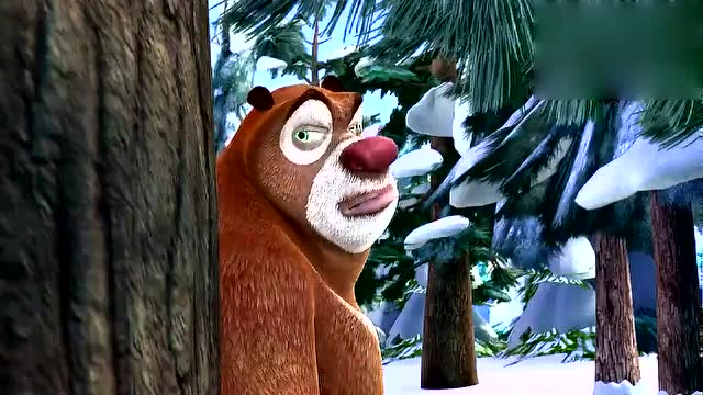 熊出没:大狗熊用两罐香喷喷的蜂蜜,把光头强的强力风扇夺走