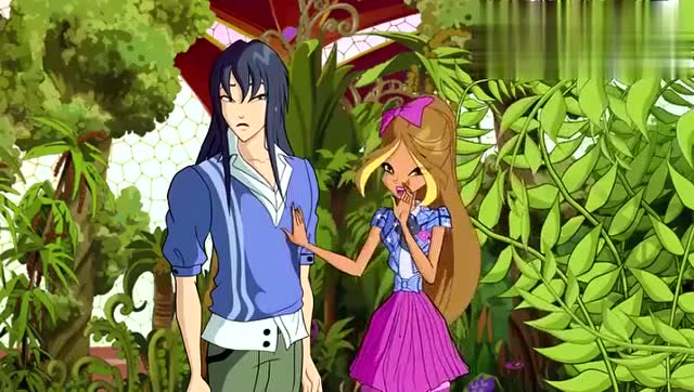 魔法俏佳人:弗洛拉带希里亚参观温室,可这些树藤还差点摔伤他