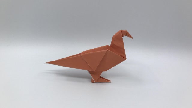 折纸diy一张折出惟妙惟肖的立体和平鸽,快来折一只吧